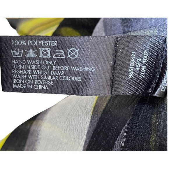 Star by Julien MacDonald Beaded Green Leaf V Neck Tunic Top Cruise Vacation Club - Picture 8 of 10